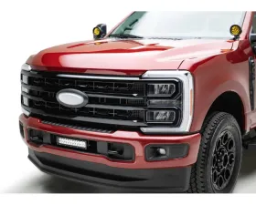 ZROADZ Front Bumper Lower Mounting Bracket Kit w/ (1) ZROADZ 12-inch Dual Row LED Light Bar Ford Superduty 2023-2025