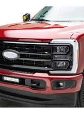 ZROADZ Front Bumper Lower Mounting Bracket Kit w/ (1) ZROADZ 12-inch Dual Row LED Light Bar Ford Superduty 2023-2025                                     - Z325961-KIT - Image 5