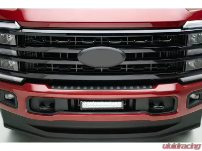 ZROADZ Front Bumper Lower Mounting Bracket Kit w/ (1) ZROADZ 12-inch Dual Row LED Light Bar Ford Superduty 2023-2025 - Z325961-KIT