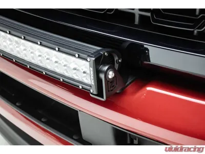 ZROADZ Front Bumper Top LED Mounting Kit w/ (1) ZROADAZ 30-inch Curved LED Bar Light Ford Superduty 2023-2025 - Z325971-KIT