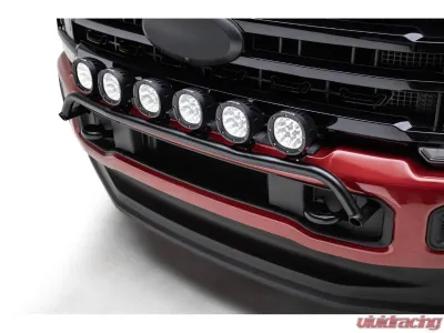 ZROADZ Front Bumper Top LED Mounting Bracket Kit w/ (6) ZROADZ 4-inch White LED Light Pods Ford Superduty 2023-2025 - Z325981-KIT6
