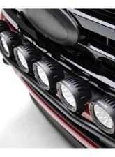 ZROADZ Front Bumper Top LED Mounting Bracket Kit w/ (6) ZROADZ 4-inch White LED Light Pods Ford Superduty 2023-2025                                     - Z325981-KIT6 - Image 2