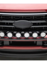 ZROADZ Front Bumper Top LED Mounting Bracket Kit w/ (6) ZROADZ 4-inch White LED Light Pods Ford Superduty 2023-2025                                     - Z325981-KIT6 - Image 3