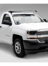 ZROADZ Black Mild Steel Front Roof LED Kit w/ (1) 50 Inch ZROADZ LED Curved Double Row Light Bar Chevrolet Silverado 1500 LTD 2022                                     - Z332281-KIT-C - Image 3