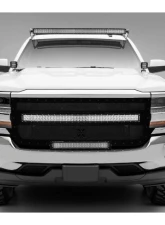 ZROADZ Black Mild Steel Front Roof LED Kit w/ (1) 50 Inch ZROADZ LED Curved Double Row Light Bar Chevrolet Silverado 1500 LTD 2022                                     - Z332281-KIT-C - Image 5