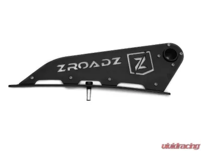 ZROADZ Black Mild Steel Front Roof LED Bracket to mount (1) 50 Inch ZROADZ or similar style Curved LED Light Bar Chevrolet Silverado 1500 LTD 2022 - Z332281