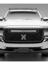 ZROADZ Black Mild Steel Front Roof LED Bracket to mount (1) 50 Inch ZROADZ or similar style Curved LED Light Bar Chevrolet Silverado 1500 LTD 2022                                     - Z332281 - Image 7