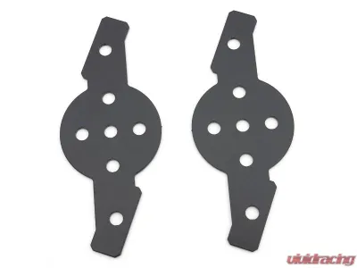 ZROADZ Black Mild Steel Hood Hinge LED Kit w/ (4) 3 inch ZROADZ LED Pod Lights Chevrolet Silverado 2500HD | 3500HD 2020-2023 - Z361231-KIT4