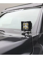 ZROADZ Ditch/Hood Light Bracket Mount Kit w/ (2) 3-inch ZROADZ G2 Series Amber LED Light Pods Toyota Tacoma 2024-2025                                     - Z369441-KIT2A - Image 7