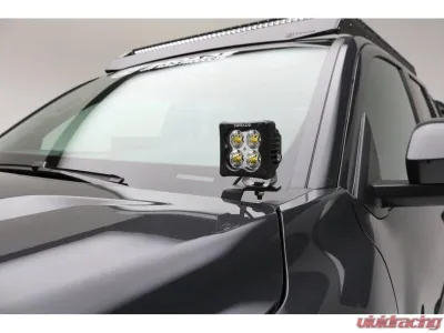 ZROADZ Ditch/Hood Light Bracket Mount Kit w/ (2) 3-inch ZROADZ G2 Series Amber LED Light Pods Toyota Tacoma 2024-2025 - Z369441-KIT2A
