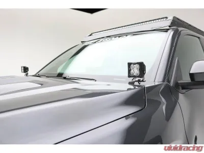 ZROADZ Ditch/Hood Light Bracket Mount Kit w/ (2) 3-inch ZROADZ G2 Series White LED Light Pods Toyota Tacoma 2024-2025 - Z369441-KIT2