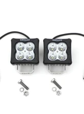 ZROADZ Ditch/Hood Light Bracket Mount Kit w/ (2) 3-inch ZROADZ G2 Series White LED Light Pods Toyota Tacoma 2024-2025                                     - Z369441-KIT2 - Image 6