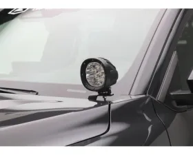 ZROADZ Ditch/Hood Light Bracket Mount Kit w/ (2) 4-inch ZROADZ White LED Light Pods Toyota Tacoma 2024-2025