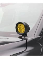 ZROADZ Ditch/Hood Light Bracket Mount Kit w/ (2) 4-inch ZROADZ Amber LED Light Pods Toyota Tacoma 2024-2025                                     - Z369451-KIT2A - Image 5