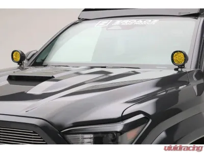 ZROADZ Ditch/Hood Light Bracket Mount Kit w/ (2) 4-inch ZROADZ Amber LED Light Pods Toyota Tacoma 2024-2025 - Z369451-KIT2A