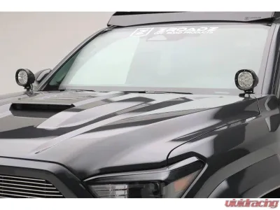 ZROADZ Ditch/Hood Light Bracket Mount Kit w/ (2) 4-inch ZROADZ White LED Light Pods Toyota Tacoma 2024-2025 - Z369451-KIT2