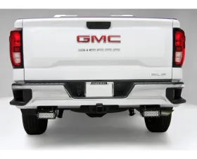 ZROADZ Black Mild Steel Rear Bumper LED Bracket to mount (2) 6 inch ZROADZ or similar style Chevrolet Silverado 2500HD | 3500HD 2020-2023