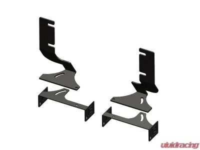 ZROADZ Black Mild Steel Rear Bumper LED Bracket to mount (2) 6 inch ZROADZ or similar style Chevrolet Silverado 2500HD | 3500HD 2020-2023 - Z381231