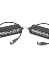 ZROADZ Black Mild Steel Rear Bumper LED Kit w/ (2) 6 inch ZROADZ LED Straight Single Row Light Bars Chevrolet Silverado 2500HD | 3500HD 2020-2023                                     - Z381331-KIT - Image 2