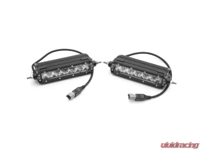 ZROADZ Black Mild Steel Rear Bumper LED Kit w/ (2) 6 inch ZROADZ LED Straight Single Row Light Bars Chevrolet Silverado 2500HD | 3500HD 2020-2023 - Z381331-KIT
