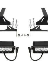 ZROADZ Black Mild Steel Rear Bumper LED Bracket to mount (2) 6 Inch ZROADZ or similar style Chevrolet Silverado 2500 | 3500 Diesel 2015-2019                                     - Z381421 - Image 2