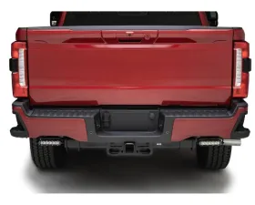 ZROADZ Rear Bumper Mounting Bracket Kit w/ (2) ZROADZ 6-inch Single Row LED Light Bars Ford Superduty 2023-2025