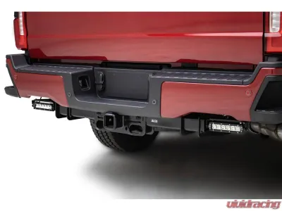 ZROADZ Rear Bumper Mounting Bracket Kit w/ (2) ZROADZ 6-inch Single Row LED Light Bars Ford Superduty 2023-2025 - Z385981-KIT