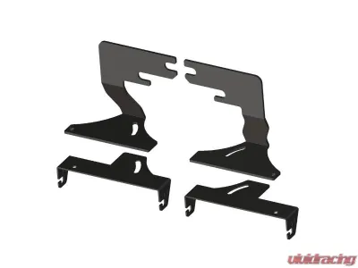ZROADZ Rear Bumper Mounting Bracket Kit w/ (2) ZROADZ 6-inch Single Row LED Light Bars Ford Superduty 2023-2025 - Z385981-KIT