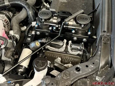 ZROADZ ARB Air Compressor Mounting Bracket to mount (1) Single or (1) Twin Compressor and Manifold Toyota Tacoma 2024-2025 - Z609401