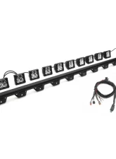 ZROADZ Multi-LED Roof Cross Bar w/ (10) 3-Inch ZROADZ Light Pods Jeep Gladiator 2019-2025                                     - Z934831-KITAW - Image 3