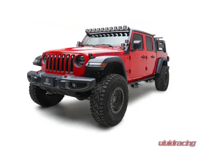 ZROADZ Multi-LED Roof Cross Bar and 4-Pod A-Pillar Complete Kit w/ (14) 3-Inch ZROADZ Light Pods Jeep Gladiator 2019-2025 - Z934931-KIT4AW