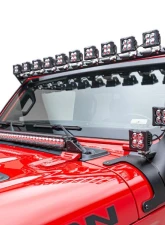ZROADZ Multi-LED Roof Cross Bar and 4-Pod A-Pillar Complete Kit w/ (14) 3-Inch ZROADZ Light Pods Jeep Gladiator 2019-2025                                     - Z934931-KIT4AW - Image 3