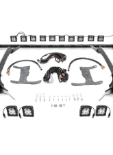 ZROADZ Multi-LED Roof Cross Bar and 4-Pod A-Pillar Complete Kit w/ (14) 3-Inch ZROADZ Light Pods Jeep Gladiator 2019-2025                                     - Z934931-KIT4AW - Image 4