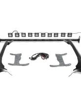 ZROADZ Multi-LED Roof Cross Bar and A-Pillar Kit w/ (10) 3-Inch ZROADZ Light Pods Jeep Gladiator 2019-2025                                     - Z934931-KITAW - Image 4