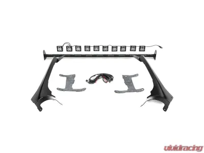 ZROADZ Multi-LED Roof Cross Bar and A-Pillar Kit w/ (10) 3-Inch ZROADZ Light Pods Jeep Gladiator 2019-2025 - Z934931-KITAW