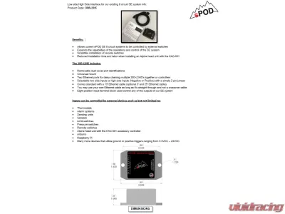 sPOD Low Side High Side Interfaces - 860015