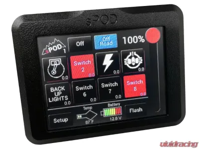 sPOD Touchscreen 8 Circuit Systems Universal - 860800