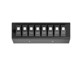 sPOD Amber LED 8-Switch Panel Jeep Wrangler JK 2009-2018