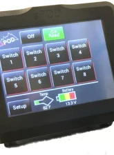 sPOD BantamX Touchscreen Switch Panel Jeep Wrangler JK 2007-2018                                     - 870035 - Image 4