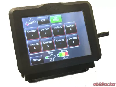 sPOD BantamX Touchscreen Switch Panel Jeep Wrangler JK 2007-2018 - 870035