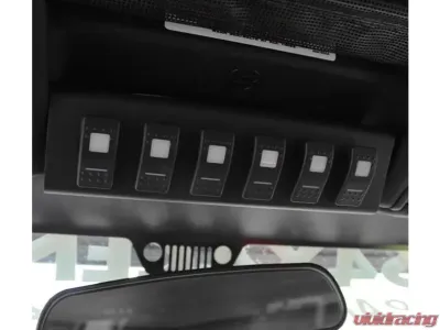 sPOD BantamX w/ Amber LED Switch Panel Jeep Wrangler JK 2009-2018 - 870055