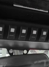 sPOD BantamX w/ Green LED Switch Panel Jeep Wrangler JK 2009-2018                                     - 870075 - Image 2