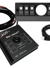 sPOD SourceLT AeroForce Gauge & Amber LED Switch Panel Jeep Wrangler JK 2007-2008                                     - 873065 - Image 2