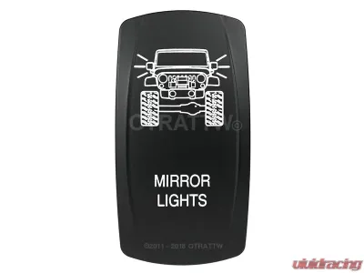 sPOD JK Mirror Lights Rocker Switch - VVPZCJK-A5L