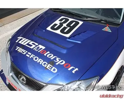 C-West CFRP Aero Hood Lexus IS250 | IS350 2005-2008 - CWT-CGS01A-ABCF