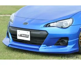 C-West ABS 37J Satin White Pearl Front Half Spoiler Subaru BRZ ZC6 2012+
