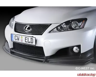 C-West CFRP Type-2 3pc Aero Set Lexus IS-F 2013+ - CWT-EUS01A-3P2CF