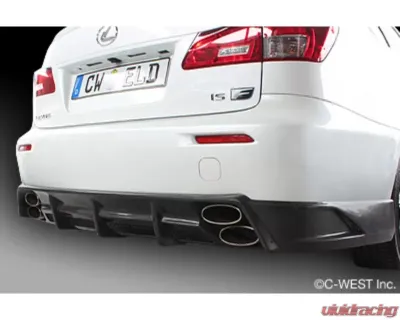 C-West CFRP Type-2 3pc Aero Set Lexus IS-F 2013+ - CWT-EUS01A-3P2CF