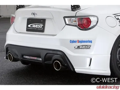C-West FRP/CFRP Rear Half Spoiler Toyota GT86 2012-2016 - CCWT-ZN601A-RHSHC