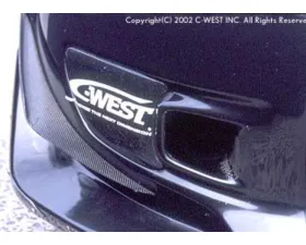 C-West FRP Front Duct Cover for N1 Type 1 Front Bumper Honda S200 1999-2009